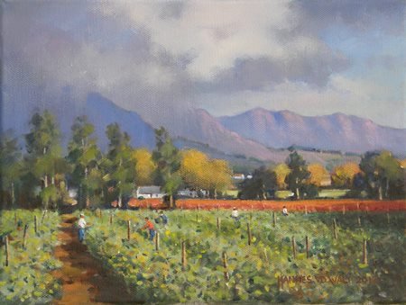 Oil on Stretched CanvasSize: (305x228x18)mmFrame: (435x355x40)mmSOLD 2013 USA (SouthAfricanArtists.com)